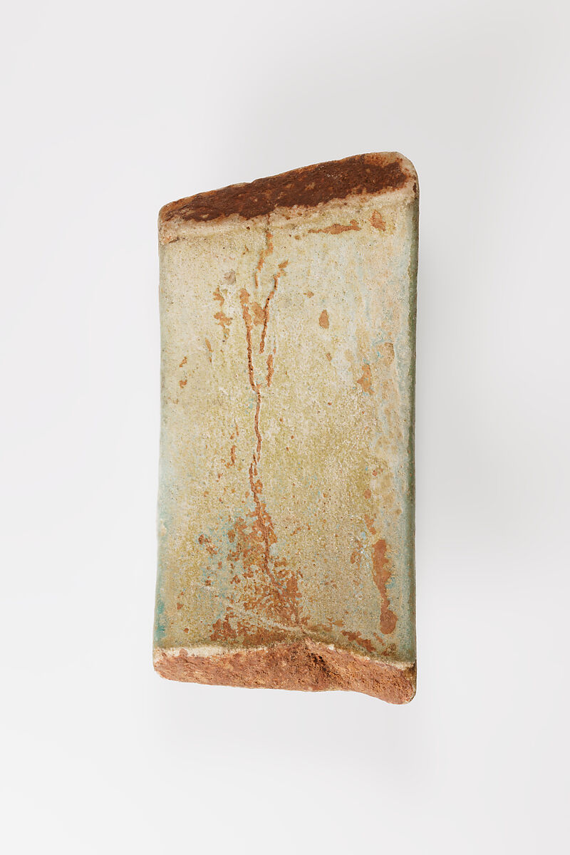 Fragment of a votive bracelet, Faience