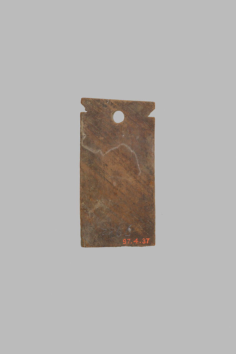 Mummy label, Wood 