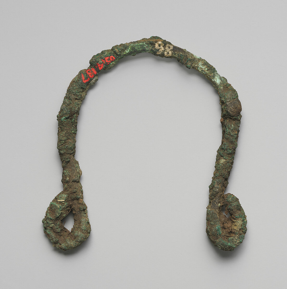 Bail handle from a situla, Copper alloy