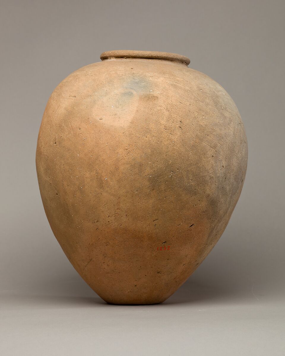 Large shouldered jar, Pottery