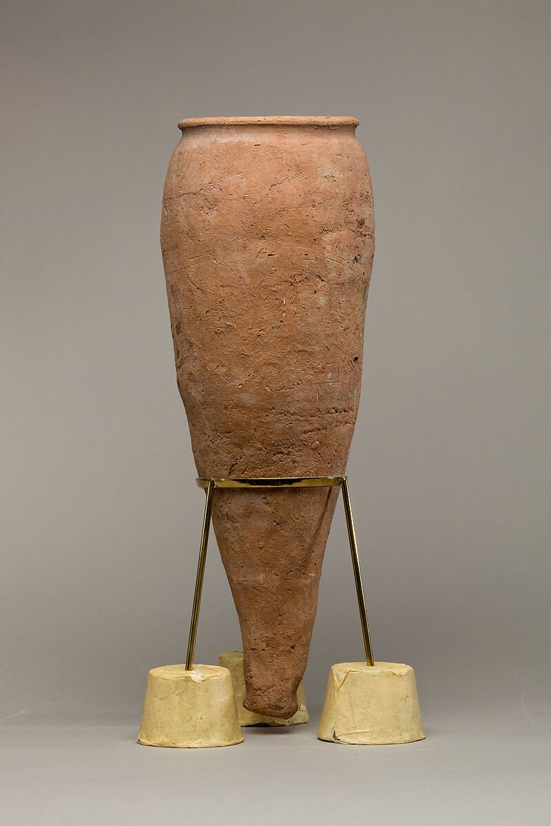 Open mouth jar, Pottery