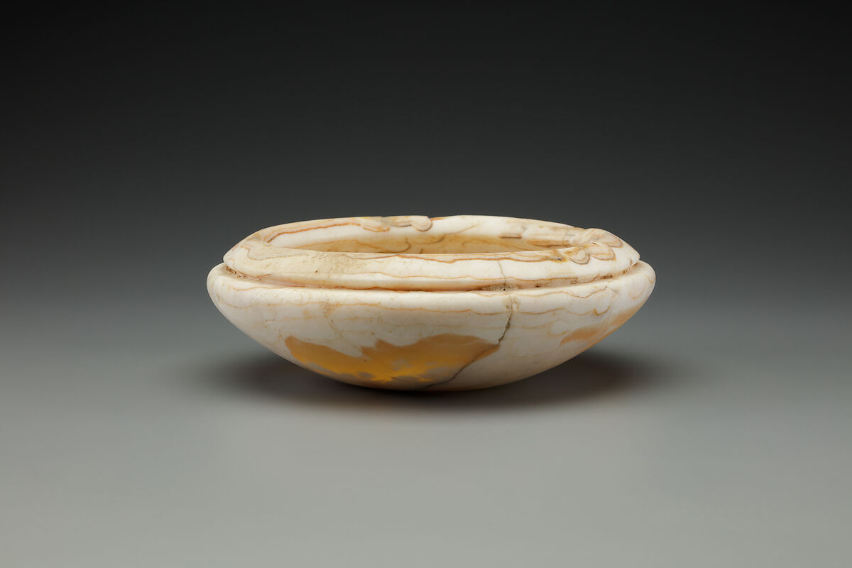Shouldered bowl with a collared rim, Stone