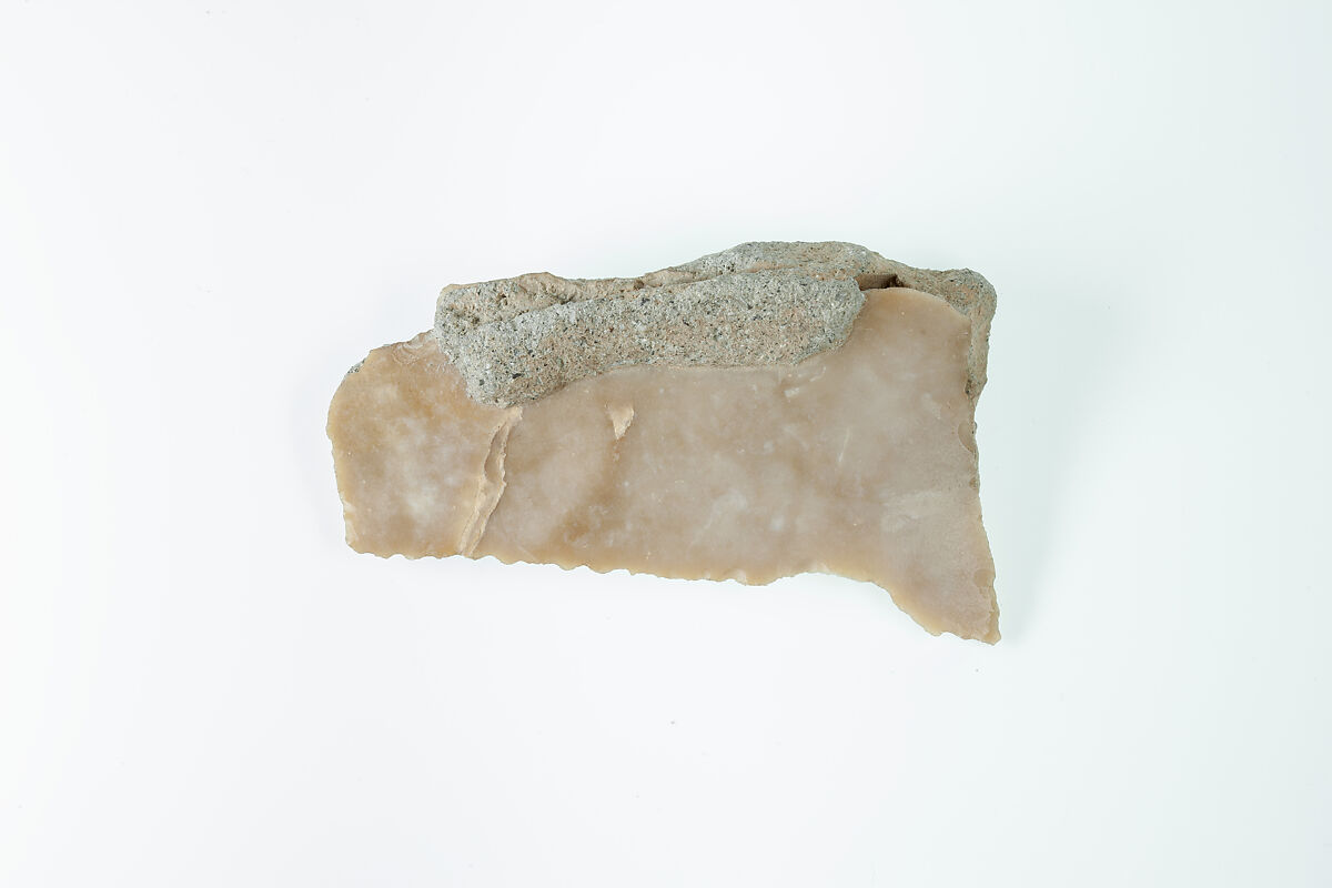 Sickle Insert, Flint, adhesive (lime plaster ?)