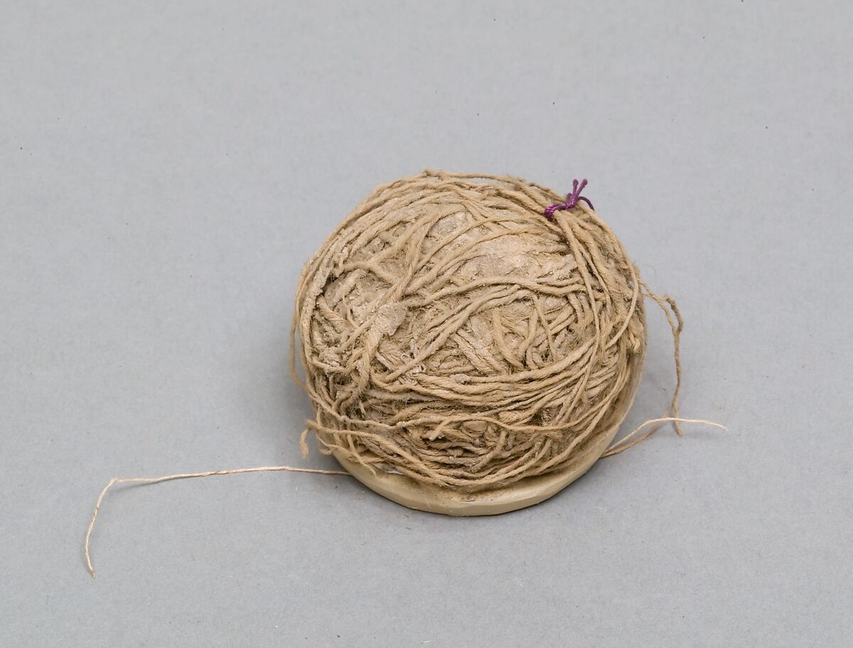 Ball of thread, Linen, wool 
