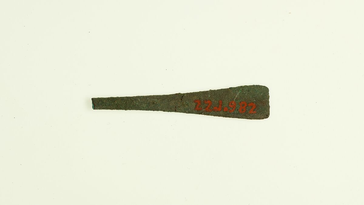 Tweezer fragment, Bronze