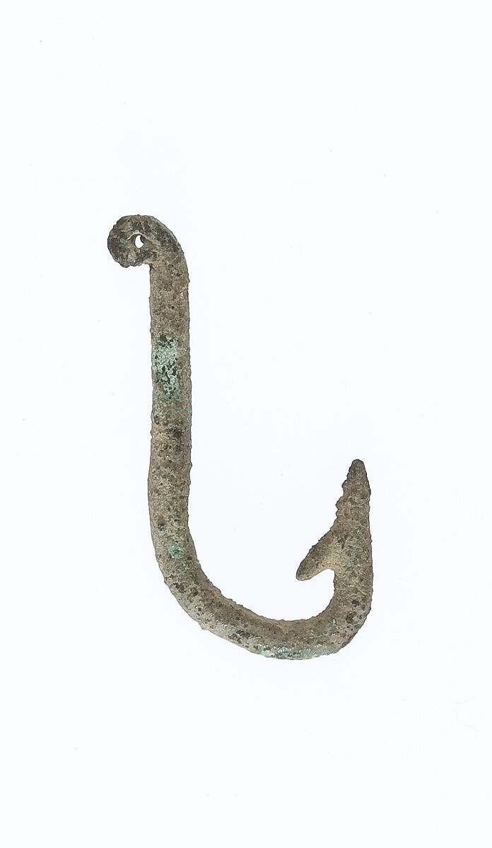 Fish hook, Bronze or copper alloy 