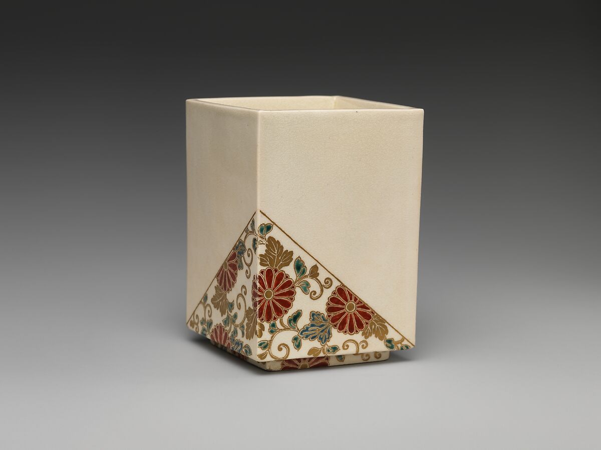 Ninsei-style Serving Containers (Mukōzuke), Stoneware with overglaze enamels (Kyoto ware), Japan