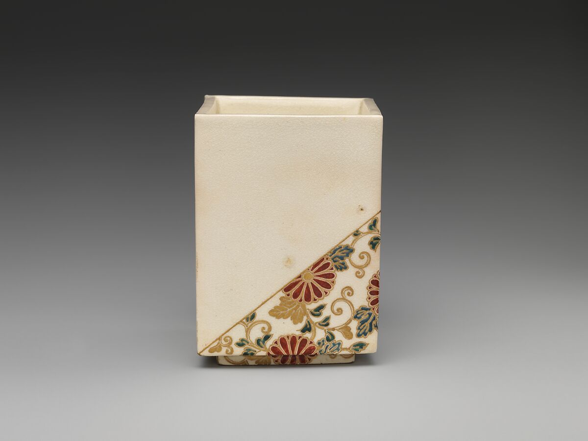 Ninsei-style Serving Containers (Mukōzuke), Stoneware with overglaze enamels (Kyoto ware), Japan