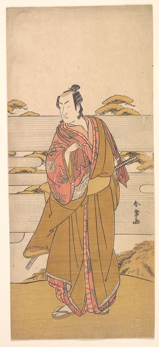 Ichikawa Monosuke II, Katsukawa Shunjō (Japanese, died 1787), Woodblock print; ink and color on paper, Japan 