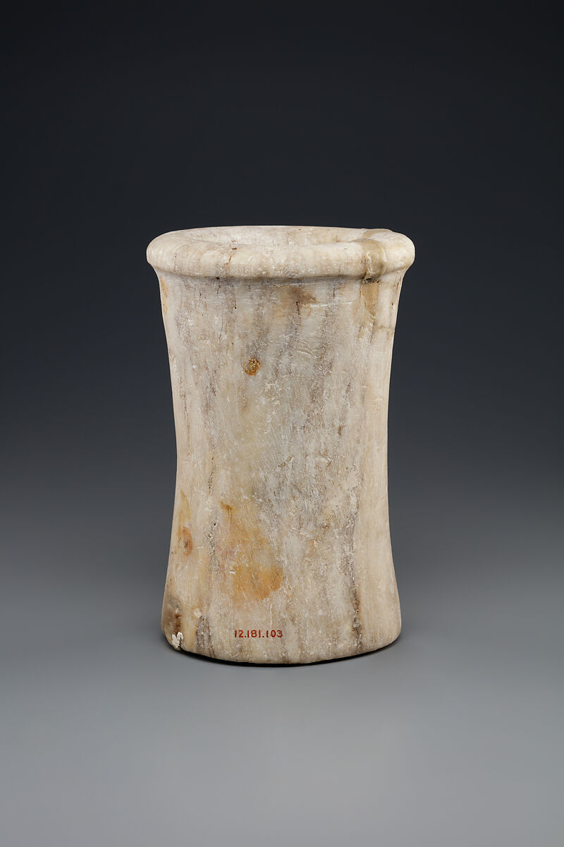 Cylinder jar, Alabaster (gypsum)