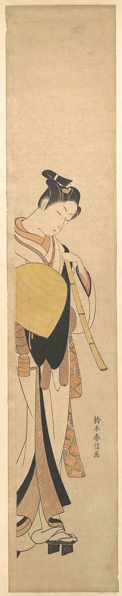 Shirai Gompachi, Suzuki Harunobu (Japanese, 1725–1770), Woodblock print; ink and color on paper, Japan 