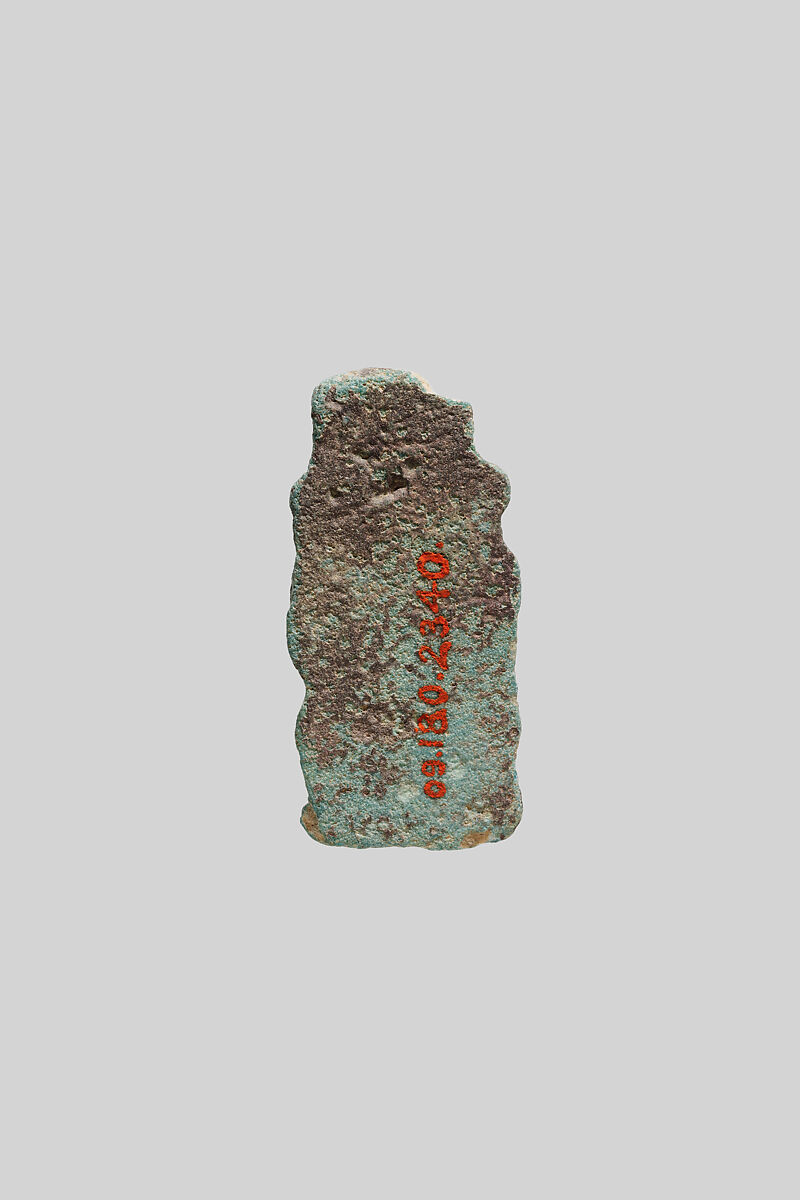 Bes amulet, Faience
