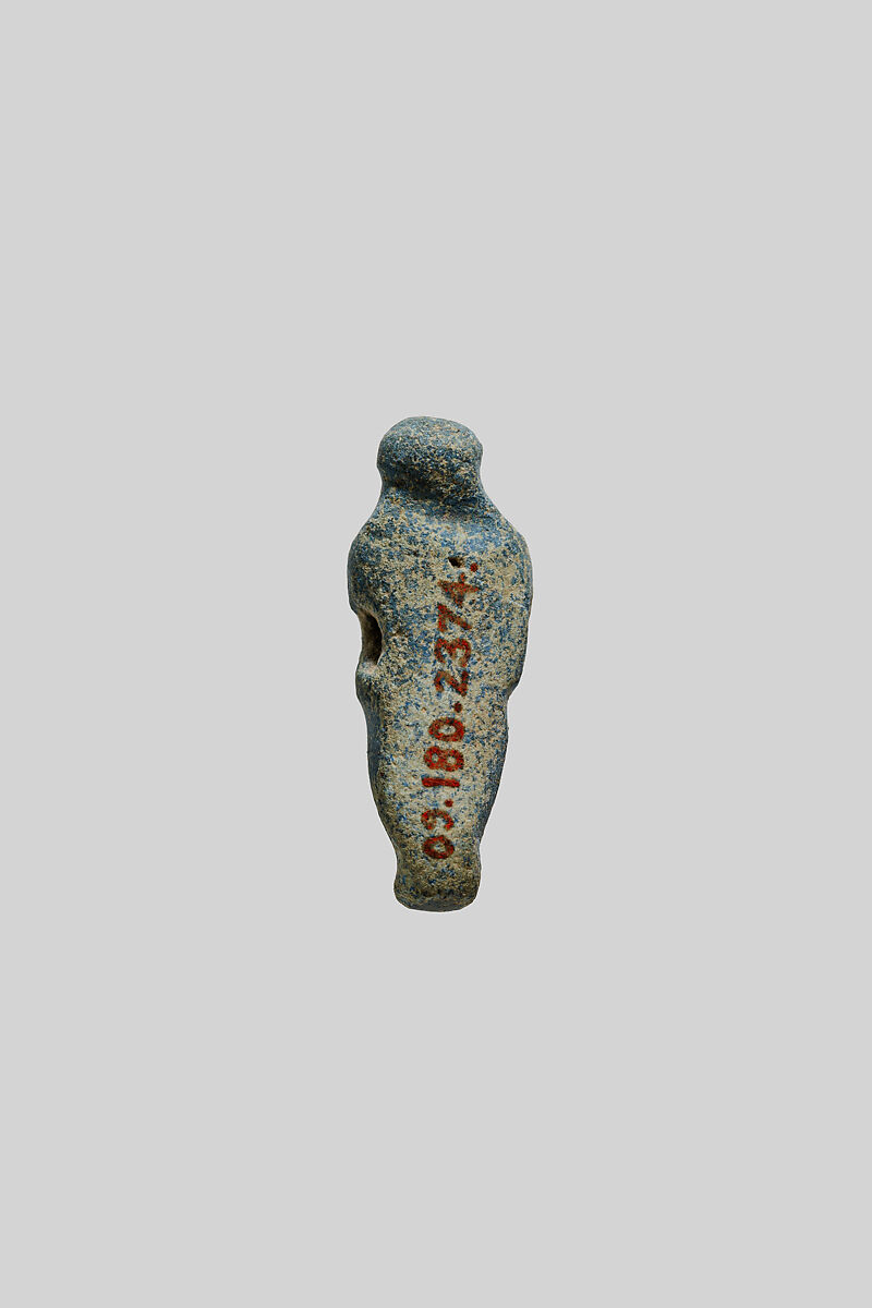 Uraeus amulet, Faience