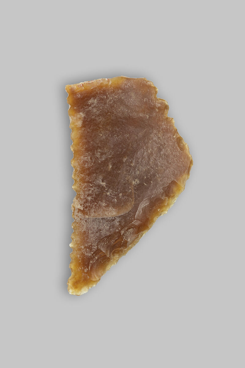 Sickle Insert, Flint, adhesive (lime plaster ?)