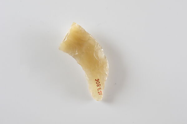 Fragment of a bifacial tool, Flint