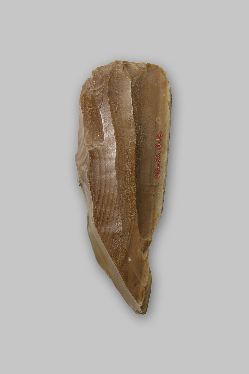 Acute-angled core for blades, Flint 
