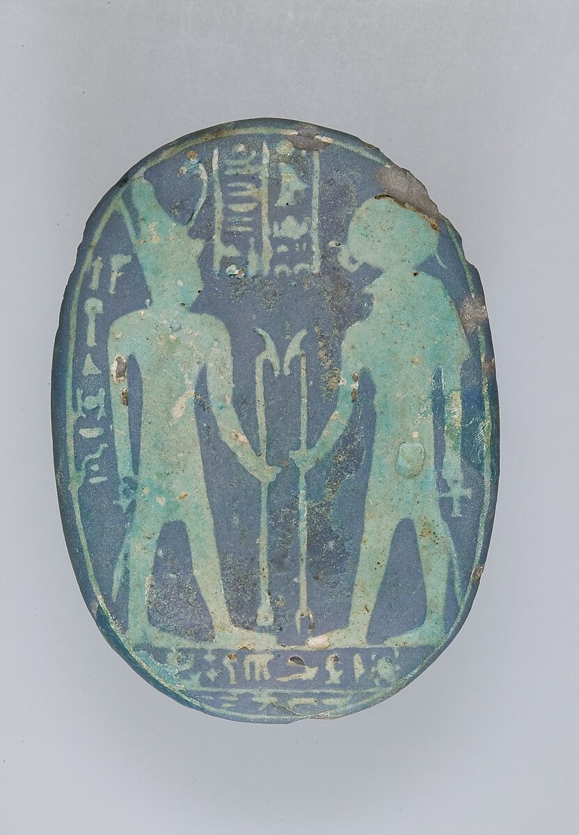 Scarab, Faience