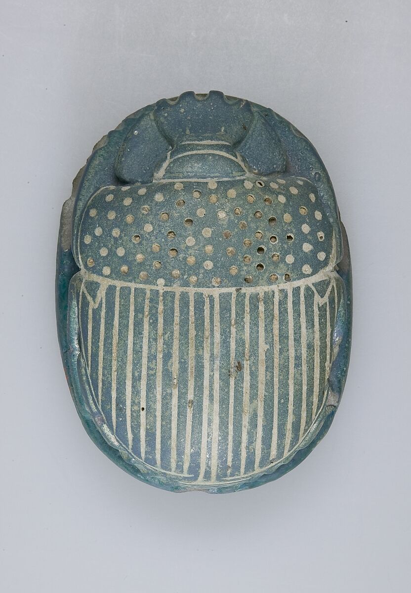 Scarab, Faience 