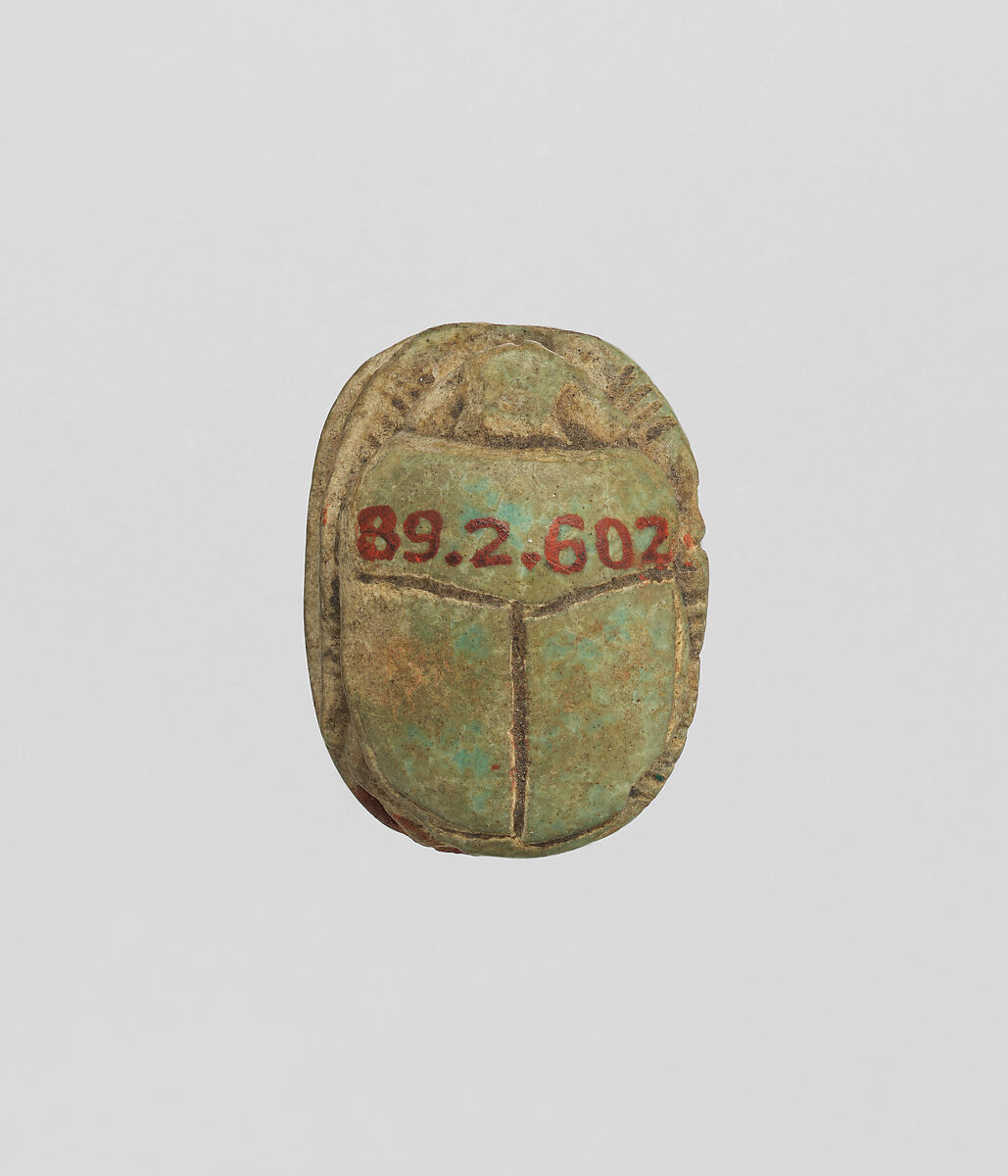 Scarab, Faience