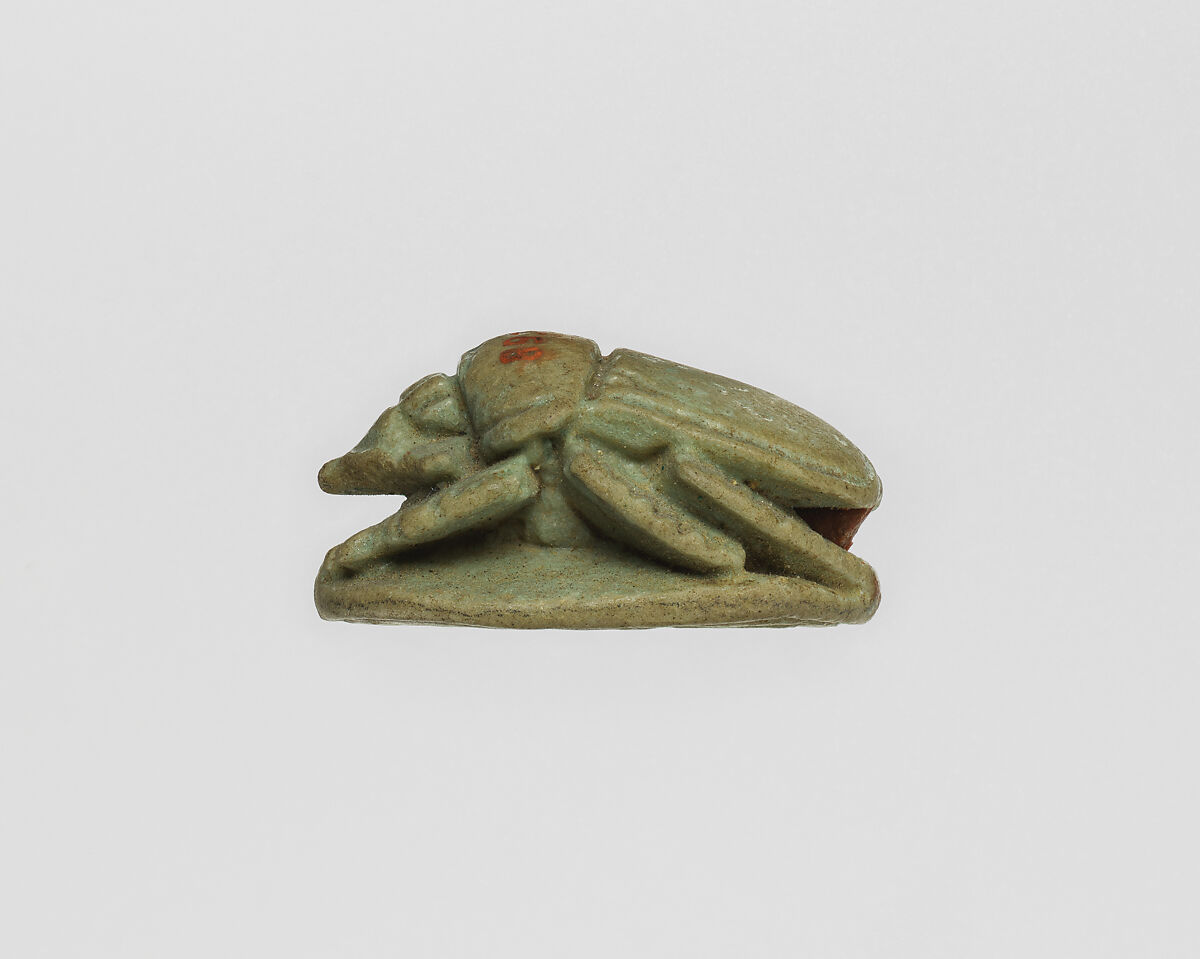 Scarab, Faience