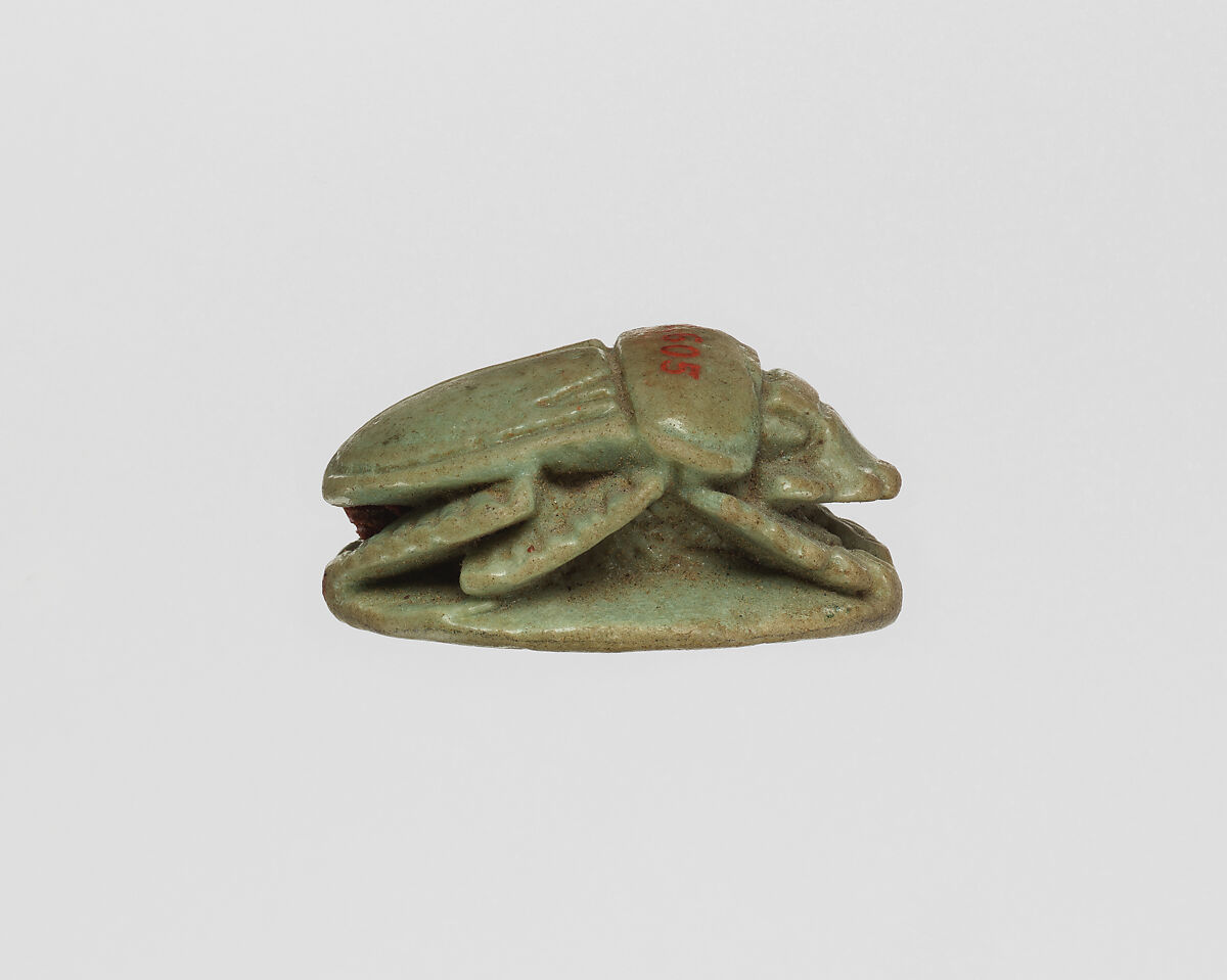 Scarab, Faience