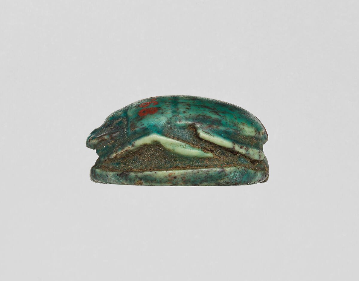 Scarab, Faience