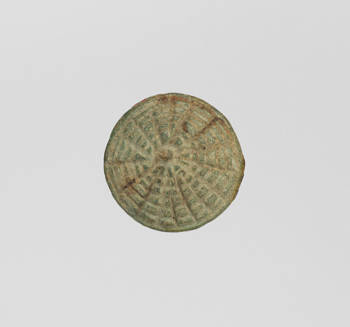 Button seal, Faience
