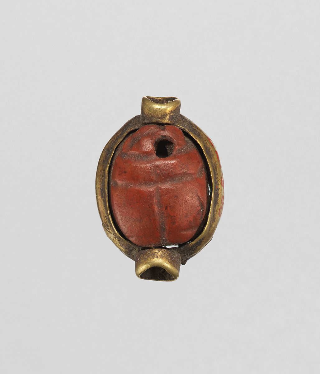 Scarab ring, Carnelian, gold