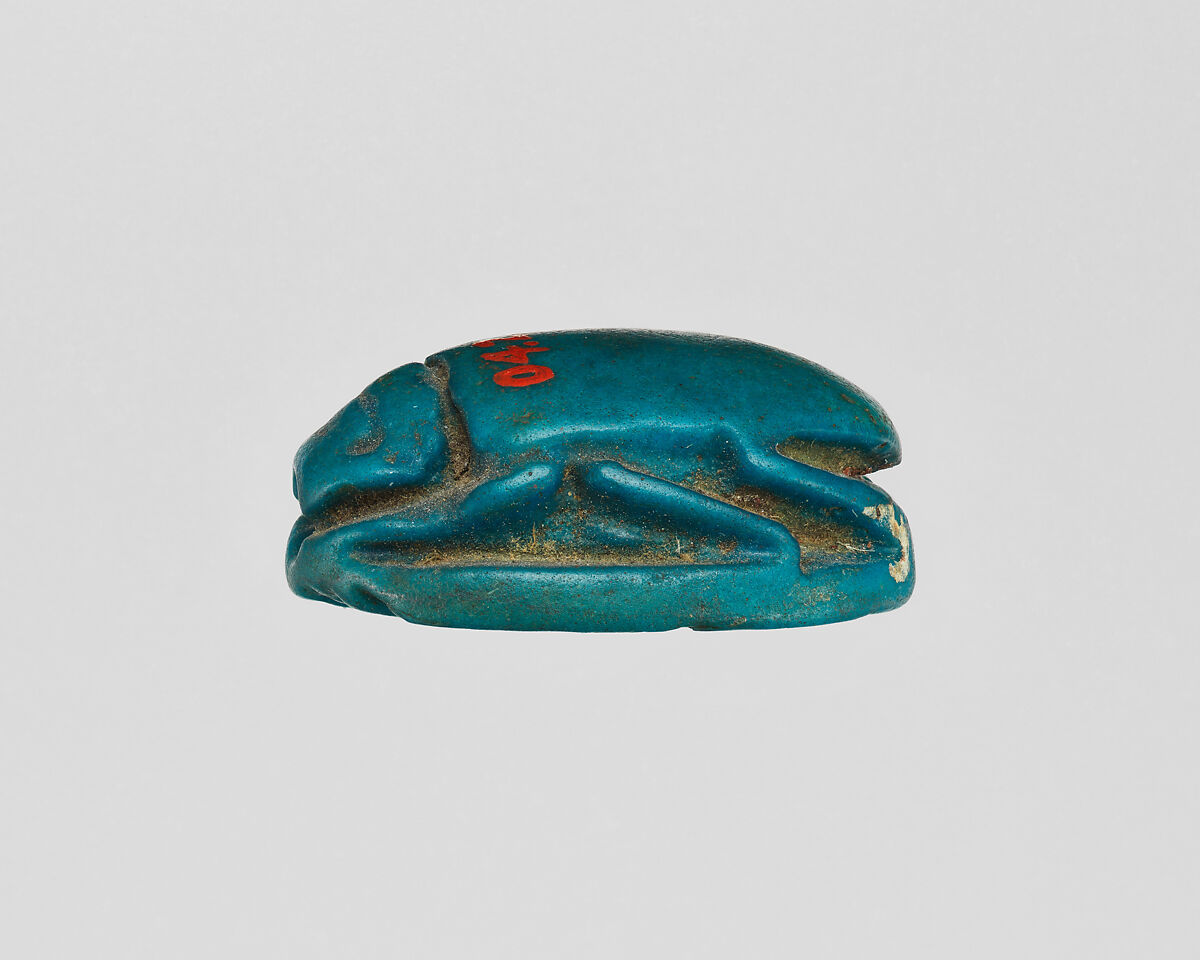 Scarab, Faience