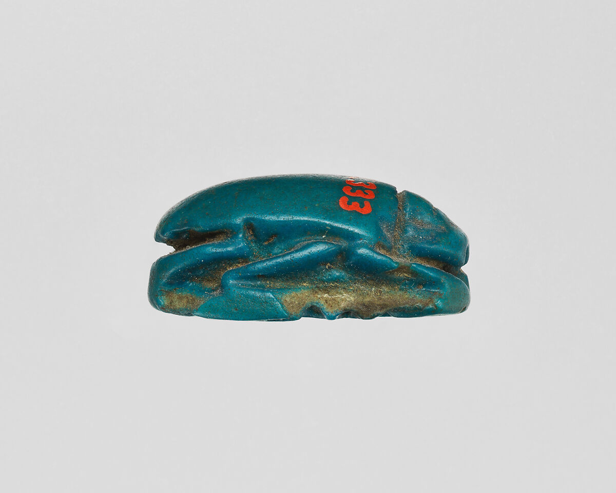 Scarab, Faience