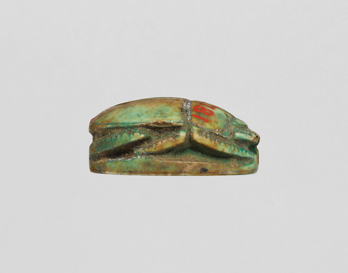 Scarab, Faience