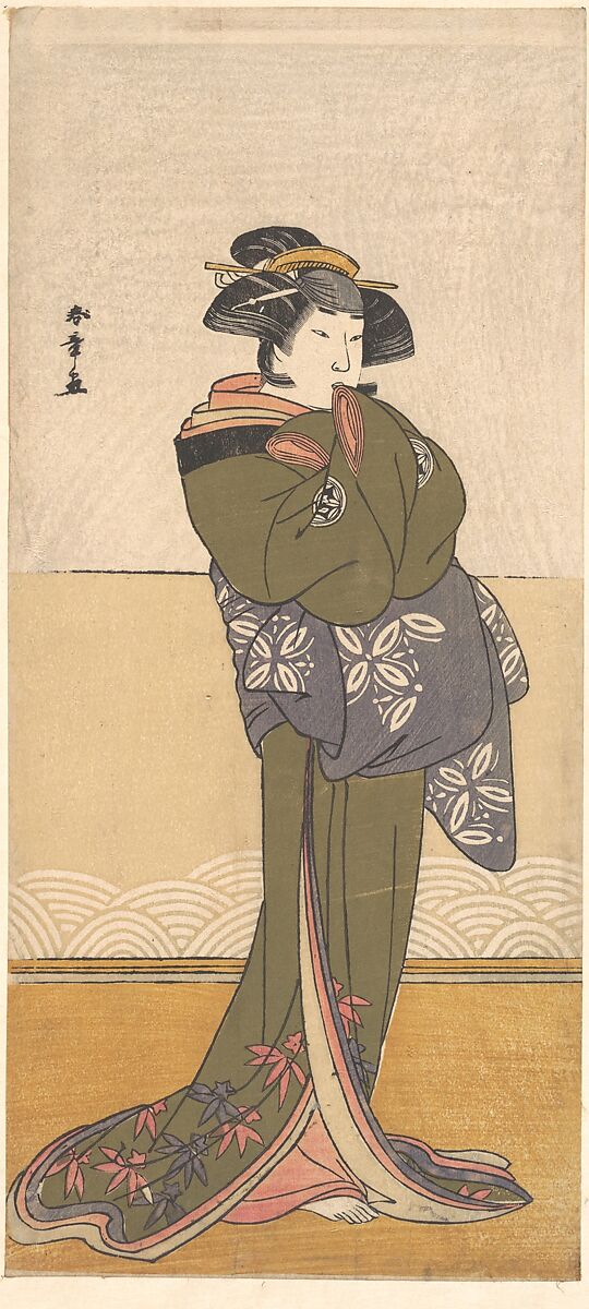 Yamashita Kinsaku II, Katsukawa Shunshō　勝川春章 (Japanese, 1726–1792), Woodblock print (nishiki-e); ink and color on paper, Japan 