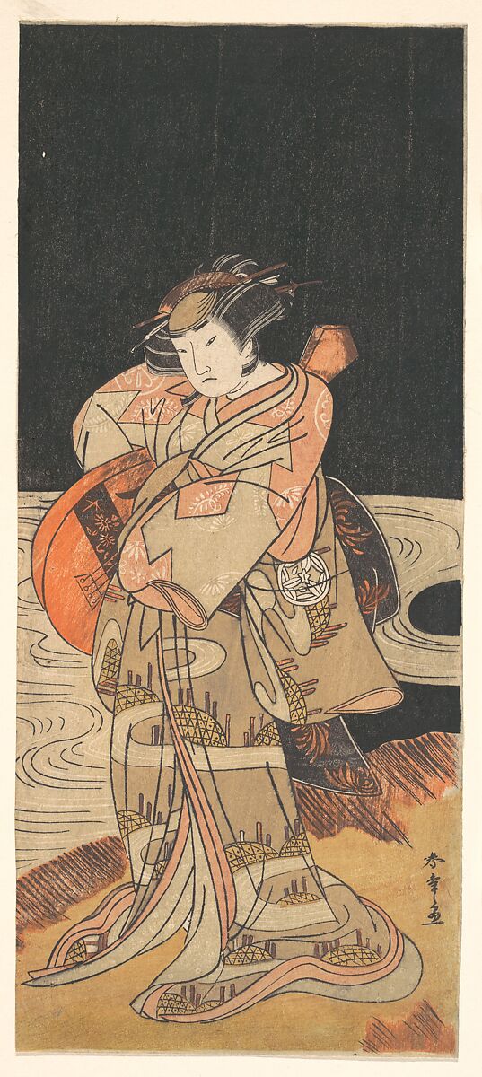 Yamashita Kinsaku II, Katsukawa Shunshō　勝川春章 (Japanese, 1726–1792), Woodblock print (nishiki-e); ink and color on paper, Japan 