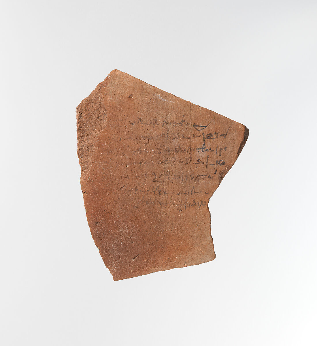 Ostracon, Pottery, ink 