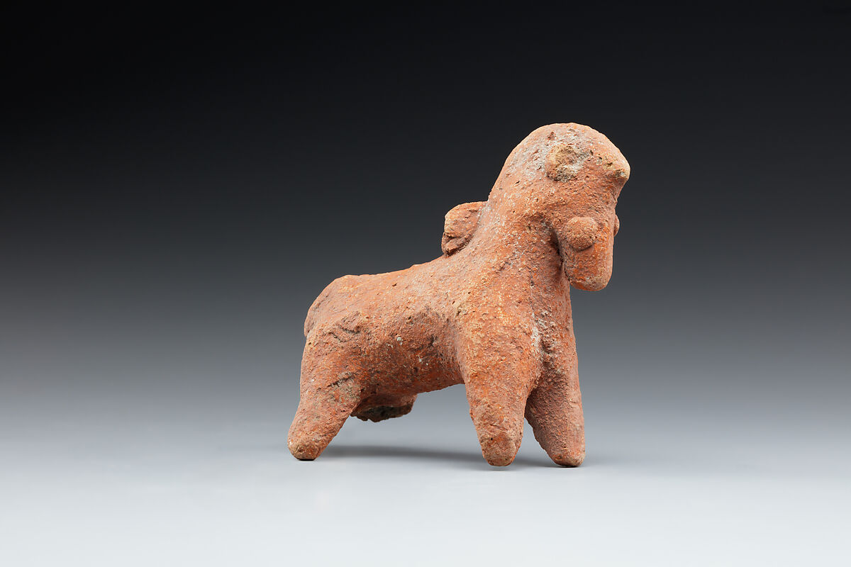Figurine of a horse, Pottery
