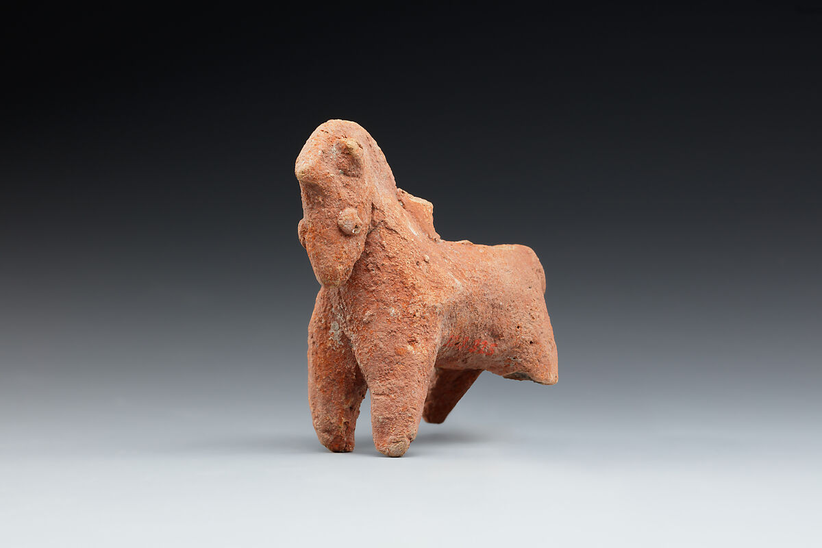 Figurine of a horse, Pottery