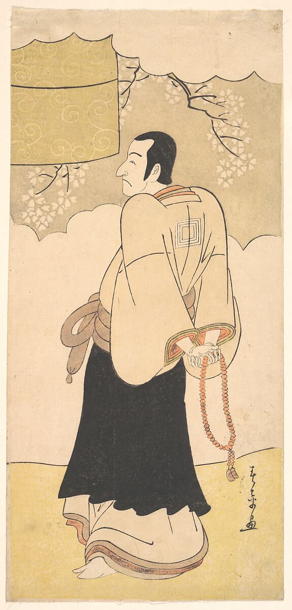 The Actor Ichikawa Danjuro V, Katsukawa Shunshō　勝川春章 (Japanese, 1726–1792), Woodblock print (nishiki-e); ink and color on paper, Japan 