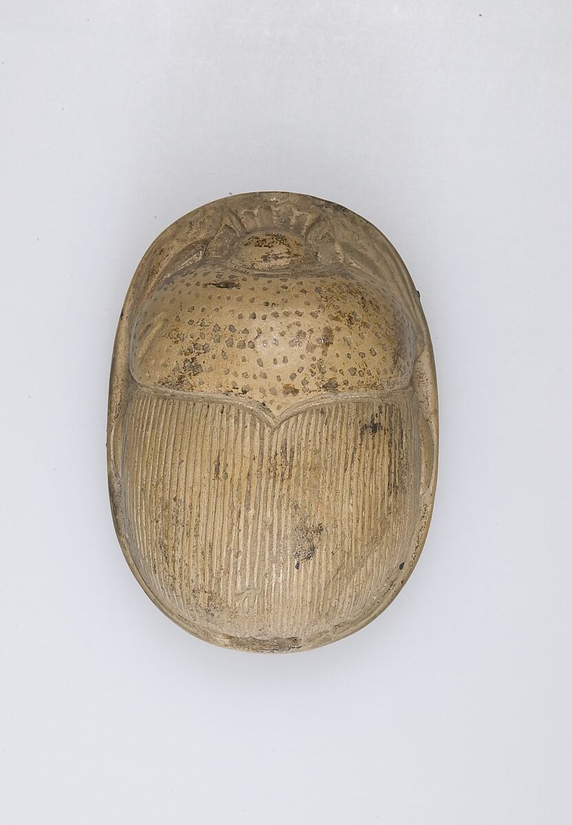 Heart Scarab, Limestone 