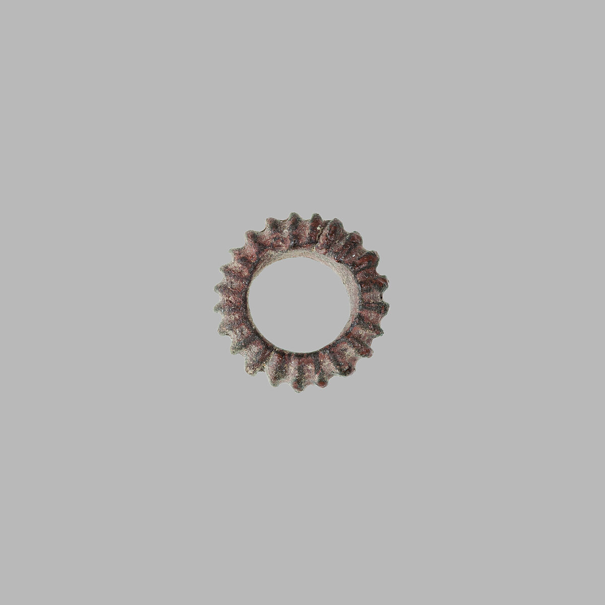 Rosette Pendant, Faience 