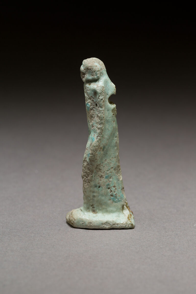 Monkey or meerkat, Faience
