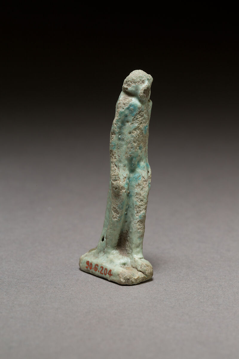 Monkey or meerkat, Faience