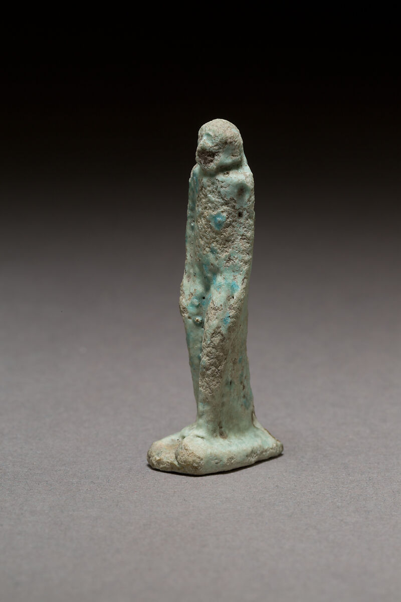 Monkey or meerkat, Faience