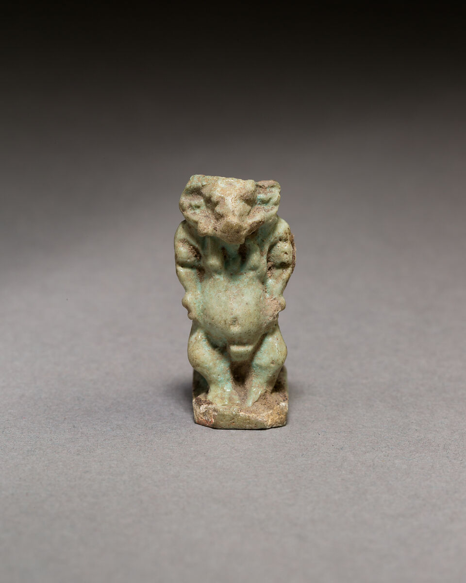 Polymorphic deity, Faience