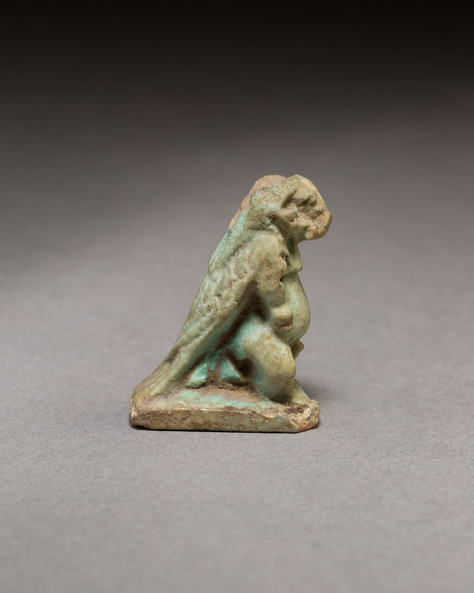 Polymorphic deity, Faience
