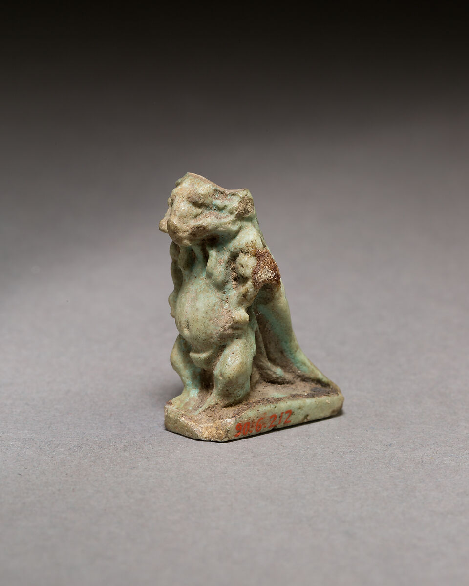 Polymorphic deity, Faience