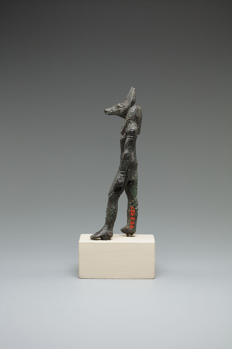 Anubis, Bronze or cupreous alloy