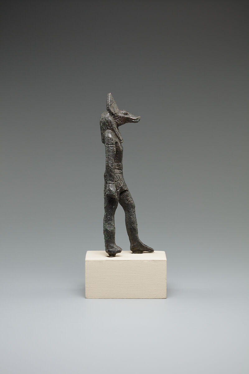 Anubis, Bronze or cupreous alloy