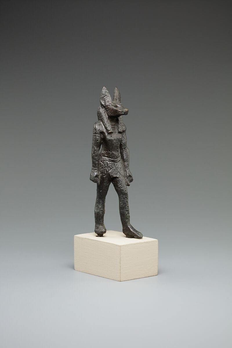 Anubis, Bronze or cupreous alloy