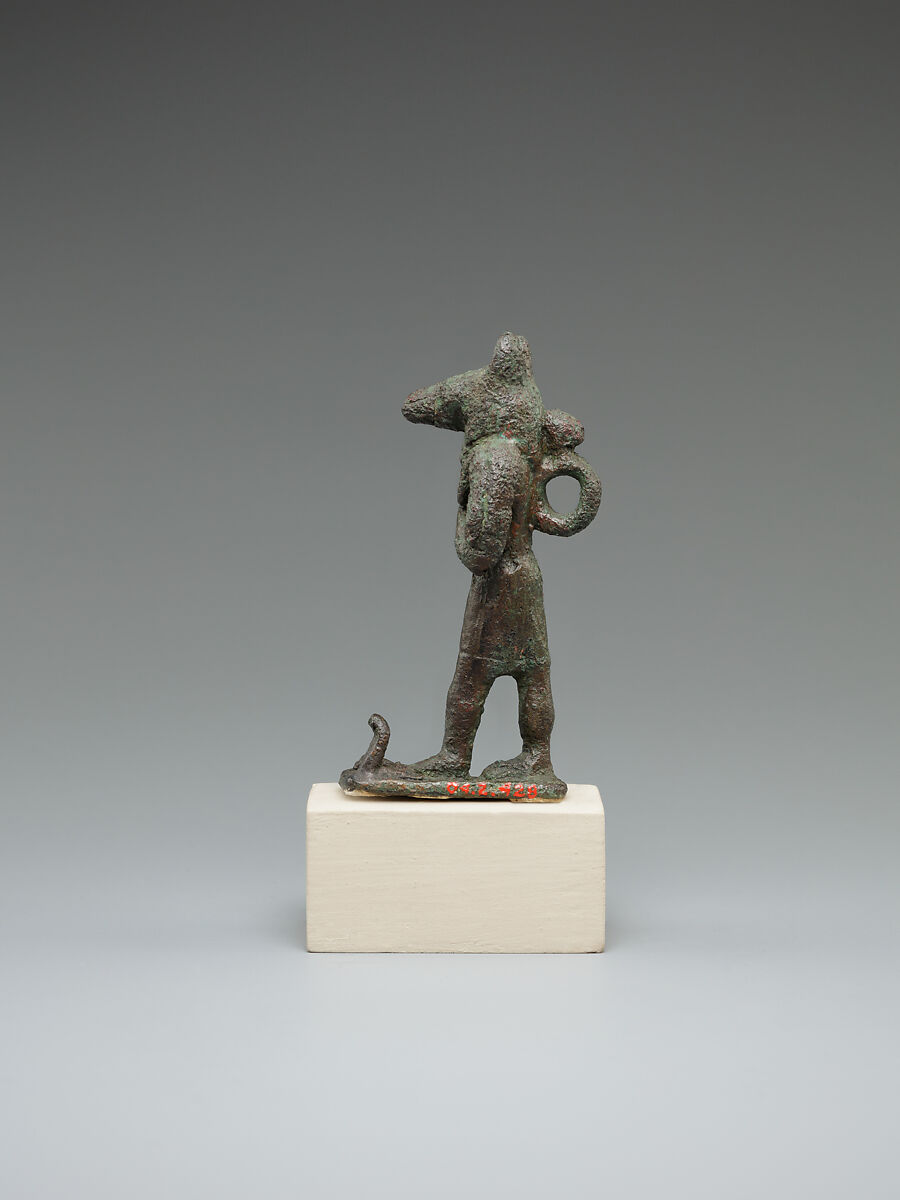 Anubis, Bronze or cupreous alloy