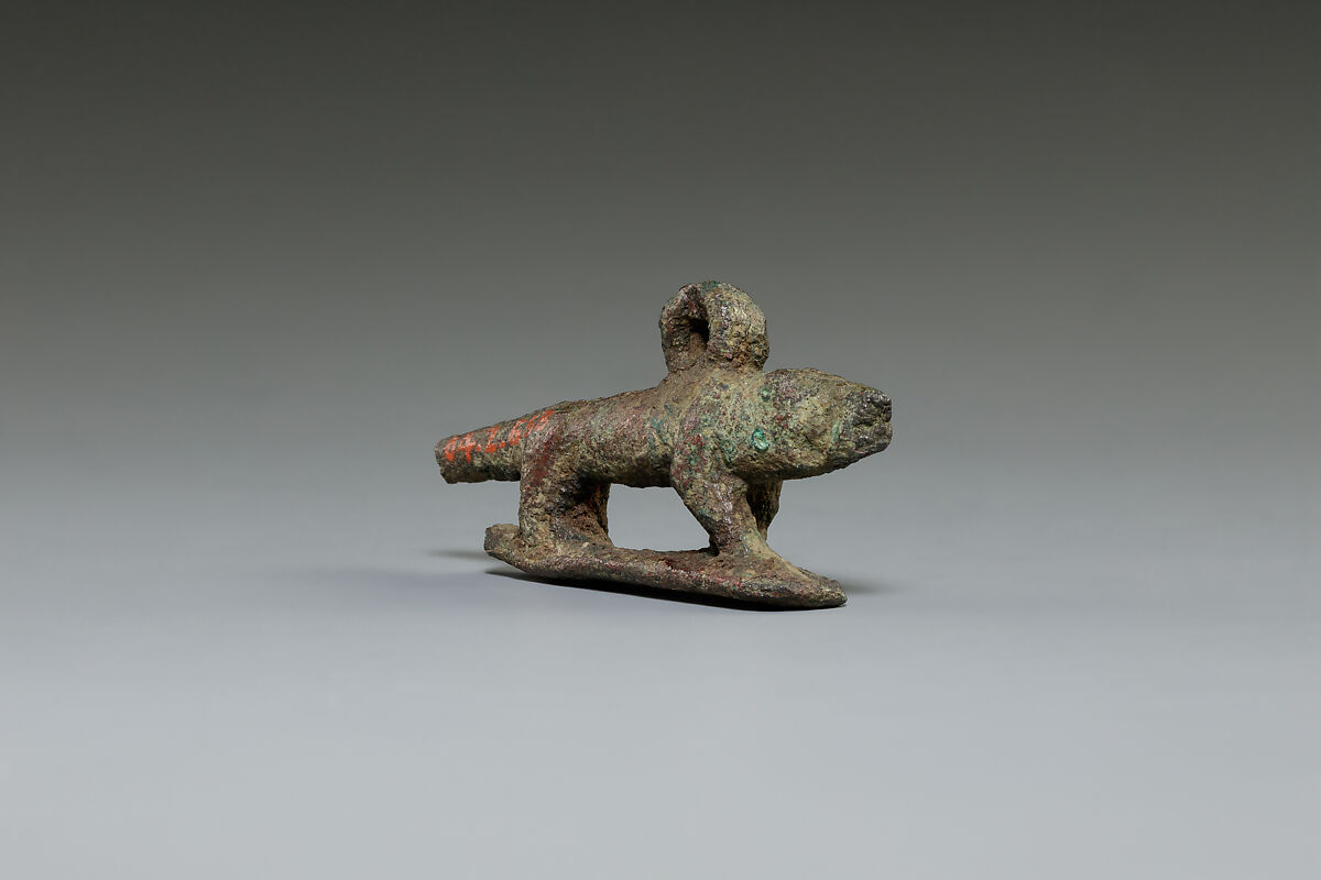 Ichneumon with a thick loop on its back, Bronze or cupreous alloy